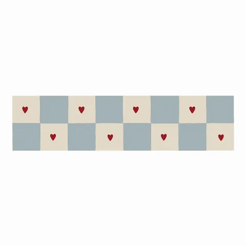 Border Check with Hearts