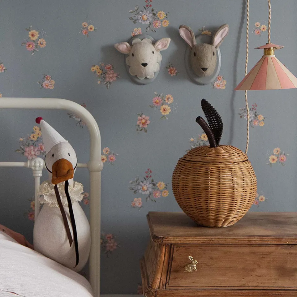 Tapet Flowers Minimini Dark